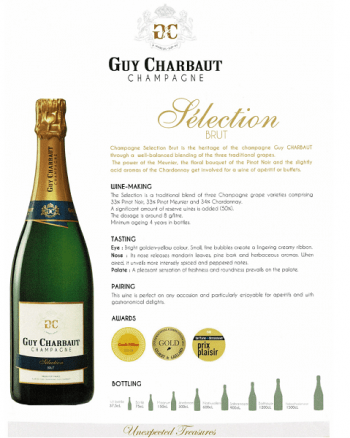 Guy Charbaut Selection brut Champagne technical sheet